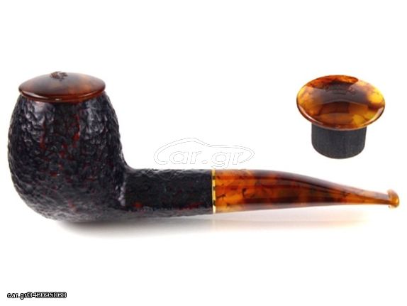 SAVINELLI TORTUGA MODEL 173 RUSTICATA  9mm πίπα καπνού ημίκυρτη