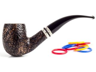 SAVINELLI DESIGUAL 606 RUSTIC (Cod.P325Z) 9mm πίπα καπνού κυρτή