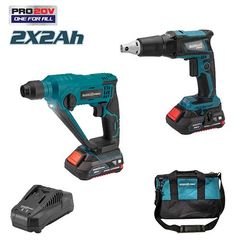 Σετ Κατσαβίδι Γυψοσανίδας Brushless & Πνευματικό Πιστολέτο BORMANN PRO BBP9220