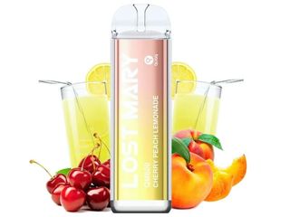 Ηλεκτρονικό τσιγάρο μιας χρήσης LOST MARY QM 600 2ml CHERRY PEACH LEMONADE 20mg (λεμονάδα με κεράσι και ροδάκινο) 6941976299323