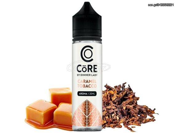 DINNER LADY CORE FLAVOUR SHOT CARAMEL TOBACCO 20/60ml (καπνικό με καραμέλα) 5059362707626