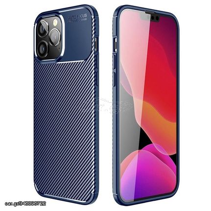 Θήκη Ancus AutoFocus Carbon Fiber για Apple iPhone 14 Pro Μπλε