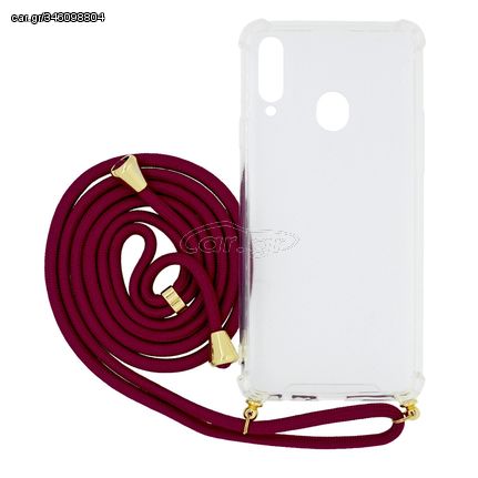 Θήκη Goospery Strap Case για Samsung Galaxy SM-A207F/DS A20s Μπορντώ