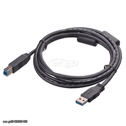 Καλώδιο Σύνδεσης Akyga USB HP 917468-0011946 USB-A Αρσενικό σε USB-B Αρσενικό ver.3.0 1.8m Μαύρο Bulk