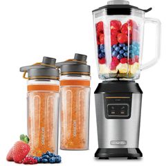 Μπλέντερ Set Smoothie Maker 600/900ml 800W Sencor SBL 7550SS Ασημί