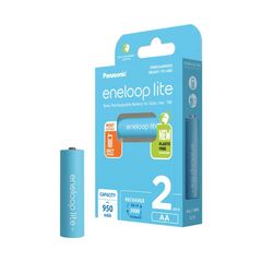 Μπαταρία Επαναφορτιζόμενη Panasonic Eneloop Lite AA 950mAh NiMH (2 τεμ.)