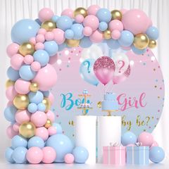 ΣΕΤ ΜΠΑΛΟΝΙΑ ΓΙΡΛΑΝΤΑ ΔΙΑΚΟΣΜΗΤΙΚΑ ΠΑΡΤΥ GENDER REVEAL 106 ΤΕΜΑΧΙΑ ΟΕΜ ΚΣΠ1482