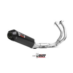 Ολοσωμη Εξατμιση Mivv Oval Kawasaki Z650 2024 Carbon/Carbon