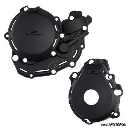 Προστατευτικα Καπακια Κινητηρα Ktm Exc-F 450/500 24-25 Μαυρο | Polisport