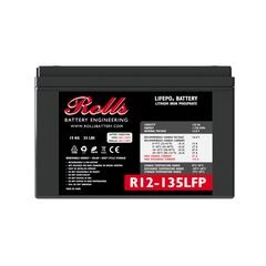 Μπαταρία LiFePO4 Rolls 12.8V R12-135 135Ah 1.73kWh