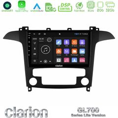 Clarion GL700 Lite Series Ford S-Max 2006-2012 8Core Android11 2+32GB Navigation Multimedia Tablet 9″ Με Carplay & Android Auto Με Carplay & Android Auto | Pancarshop