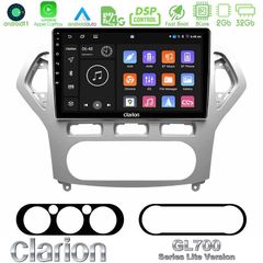 Clarion GL700 Lite Series 8Core Android11 2+32GB Ford Mondeo 2007-2010 AUTO A/C Navigation Multimedia Tablet 9 Με Carplay & Android Auto | Pancarshop