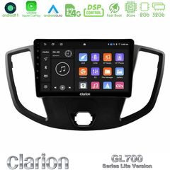 Clarion GL700 Lite Series 8Core Android11 2+32GB Ford Transit 2014-> Navigation Multimedia Tablet 9 Με Carplay & Android Auto | Pancarshop