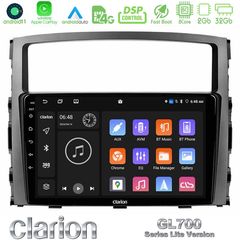 Clarion GL700 Lite Series 8Core Android11 2+32GB Mitsubishi Pajero 2008-2009 Navigation Multimedia Tablet 9 Με Carplay & Android Auto | Pancarshop