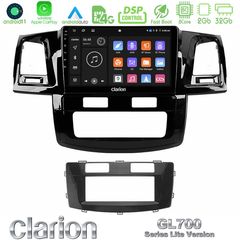 Clarion GL700 Lite Series 8Core Android11 2+32GB Toyota Hilux 2007-2011 Navigation Multimedia Tablet 9 Με Carplay & Android Auto | Pancarshop