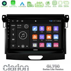 Clarion GL700 Lite Series 8Core Android11 2+32GB Ford Ranger 2017-2022 Navigation Multimedia Tablet 9 Με Carplay & Android Auto | Pancarshop