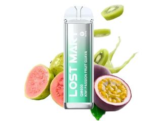 Ηλεκτρονικό τσιγάρο μιας χρήσης LOST MARY QM 600 2ml KIWI PASSION FRUIT GUAVA 20mg (ακτινίδιο, φρούτα του πάθους και γκουάβα) 6941976299354