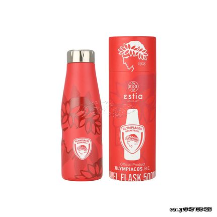 ESTIA ΘΕΡΜΟΣ TRAVEL FLASK OLYMPIACOS BC EDITION 500ml