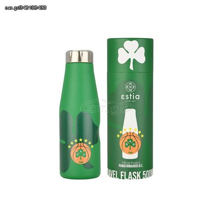 ESTIA ΘΕΡΜΟΣ TRAVEL FLASK PANATHINAIKOS BC EDITION 500ml