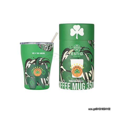 ESTIA ΘΕΡΜΟΣ COFFEE MUG PANATHINAIKOS BC EDITION WE THE GREENS 350ml