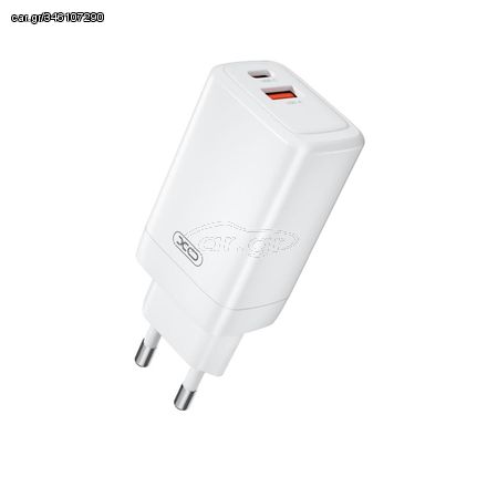 XO CE17 (EU)65W gallium nitride fast charging charger (1USB-C 65W/1USB-A18W)