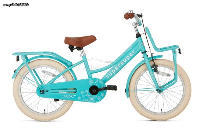 Cooper 18 Inch 28 cm Girls Coaster Brake Turquoise