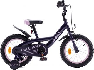 Galaxy 12 Inch 20 cm Girls Coaster Brake Purple/Pink