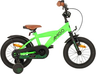 Explorer 14 Inch 21,5 cm Boys Coaster Brake Green/Black