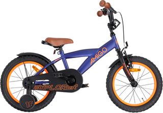 Explorer 16 Inch 23 cm Boys Coaster Brake Blue/Orange