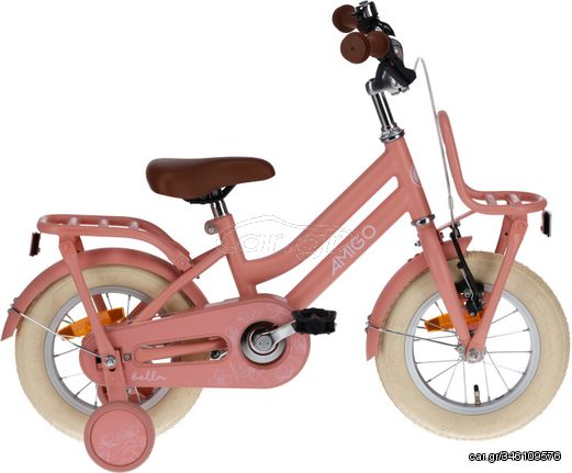 Bella 12 Inch 21 cm Girls Coaster Brake Salmon