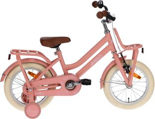 Bella 14 Inch 24 cm Girls Coaster Brake Salmon