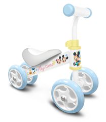 Play Time Mickey Loopfiets met 4 wielen Junior White/Light blue