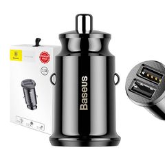 Baseus Grain Car Charger 2x USB 5V 3.1A (black)