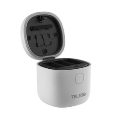 3-slot waterproof charger Allin box Telesin for GoPro Hero 12 / Hero 11 / Hero 10 / Hero 9