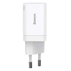 Baseus Super Si Pro Quick Charger USB + USB-C 30W (white)