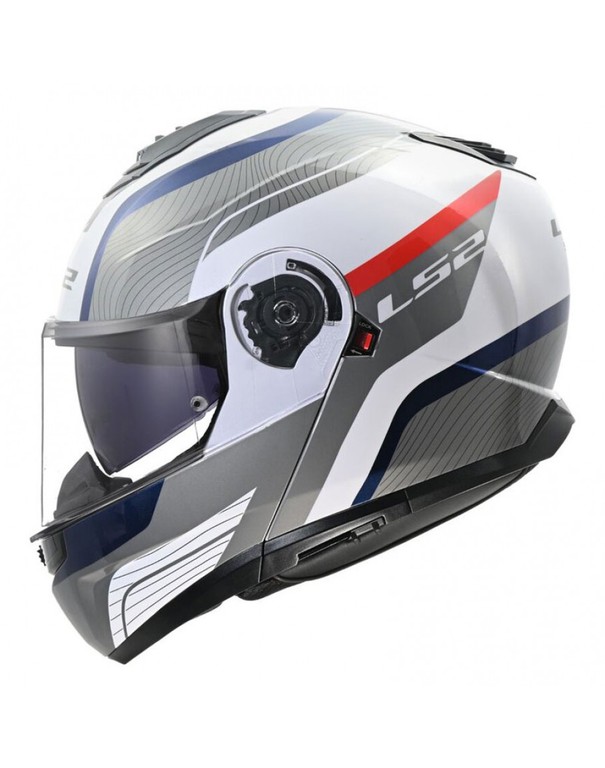 LS2 FF908 Strobe II Monza White/Blue/Red