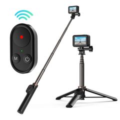 Selfie stick Telesin for smartphones and sport cameras with BT remote controller (TE-RCSS-001)