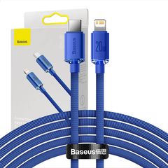 Baseus Crystal Shine cable USB-C to Lightning, 20W, PD, 2m (blue)