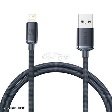 Baseus Crystal Shine cable USB to Lightning, 2.4A, 1.2m (black)