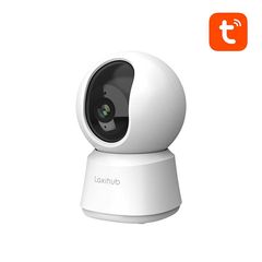 Laxihub Κάμερα Παρακολούθησης IP P2-TY WiFi 1080p Full HD 360° Tuya (Λευκό)