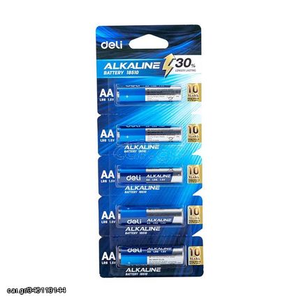 Deli Alkaline batteries AA LR6 5 pcs