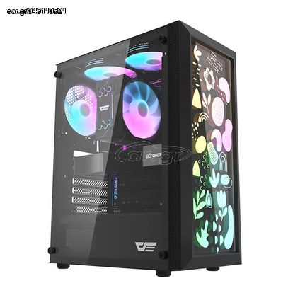 Computer Case Darkflash DK180 Graffiti (black)