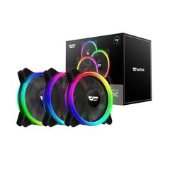 Computer Fan Set ARGB Darkflash DR12 Pro 3in1 120x120 (black)