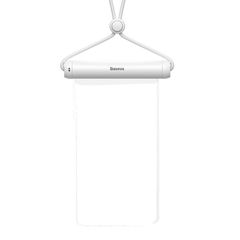 Baseus Cylinder Slide-cover waterproof smartphone bag (white)