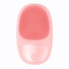 Mini Silicone Electric Sonic Facial Brush with magnetic charging ANLAN 01-AJMY21-04A (pink)