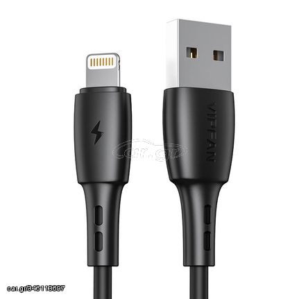 Kabel USB do Lightning Vipfan Racing X05, 3A, 1m (czarny)