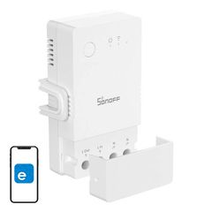Sonoff Έξυπνος Διακόπτης/Μετρητής Ισχύος WiFi POWR316 (Λευκό)