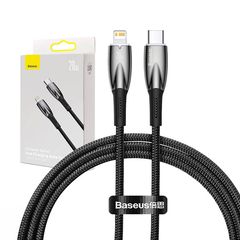 USB-C cable for Lightning Baseus Glimmer Series, 20W, 1m (Black)