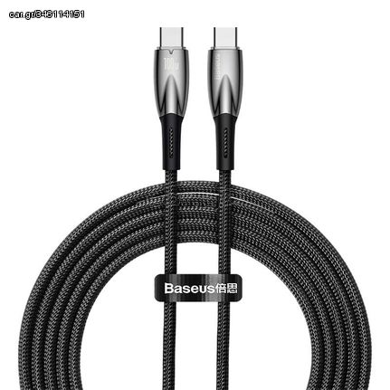 USB-C cable for USB-C Baseus Glimmer Series, 100W, 2m (Black)