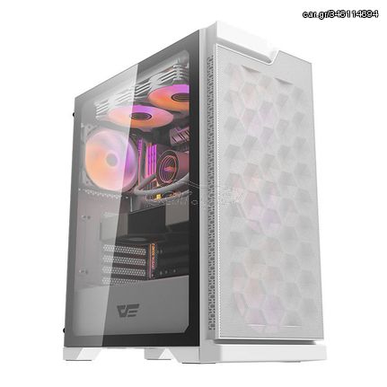 Darkflash DK361 computer case + 4 fans (white)